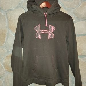 Under Armour size XL BROWN & PINK SEMI-FITTED hoodie